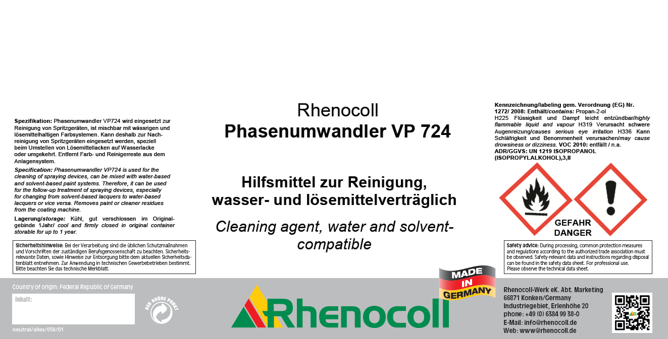 Rhenocoll Phasenumwandler VP 724